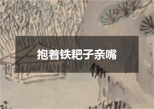 抱着铁耙子亲嘴