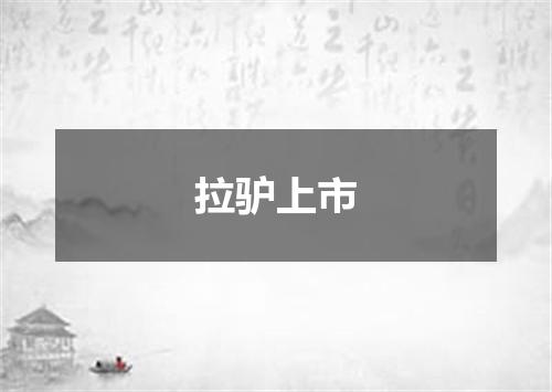 拉驴上市