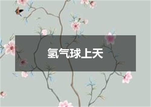 氢气球上天