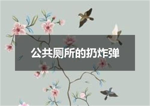 公共厕所的扔炸弹