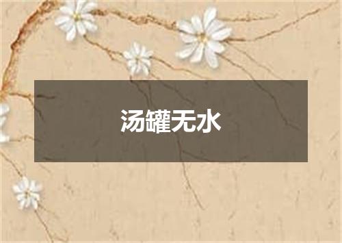 汤罐无水
