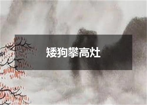 矮狗攀高灶
