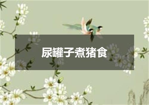 尿罐子煮猪食