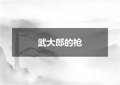武大郎的枪