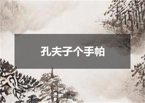 孔夫子个手帕